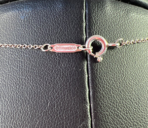 Tiffany & Co Elsa Peretti open heart 16mm pendant necklace